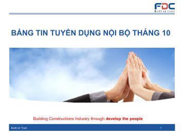 Co hoi nghe nghiep FDC thang 10