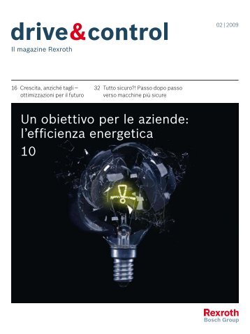 Un obiettivo per le aziende: l'efficienza energetica 10 - Bosch Rexroth