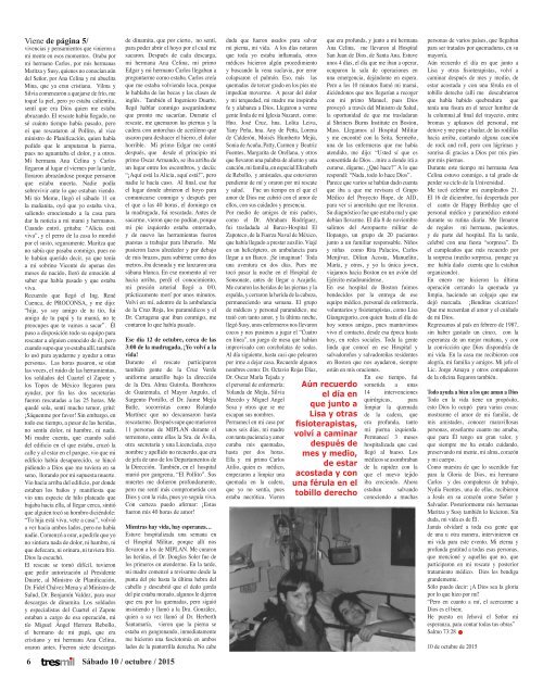 Suplemento Cultural Tres Mil 10 de Octubre de 2015