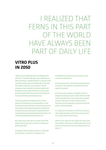 VitroPlus Fern Catalog