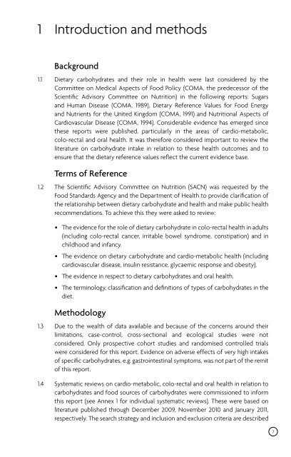 Carbohydrates and Health