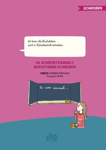 VA-SCHREIBLEHRGANG 1: BUCHSTABEN SCHREIBEN
