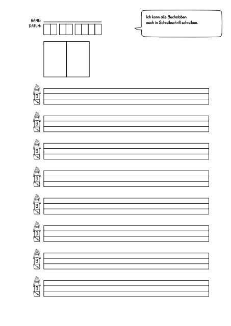 VA-SCHREIBLEHRGANG 1: BUCHSTABEN SCHREIBEN