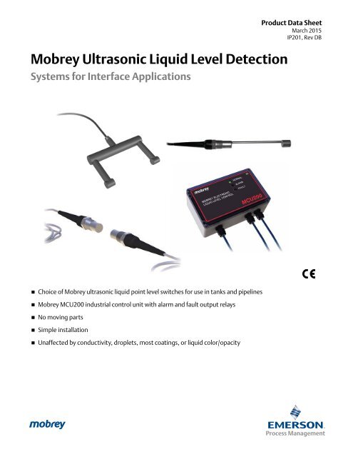 Mobrey Ultrasonic Liquid Level Detection