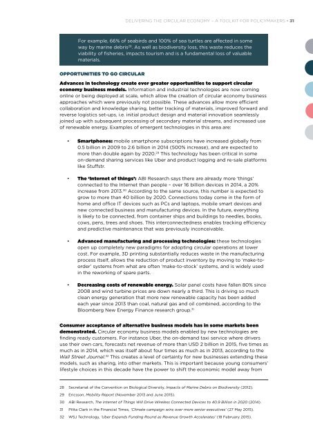 DELIVERING THE CIRCULAR ECONOMY A TOOLKIT FOR POLICYMAKERS