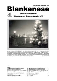 Informationsblatt Blankeneser Bürger-Verein e.V.