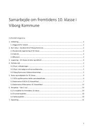 Samarbejde om fremtidens 10 klasse i Viborg Kommune