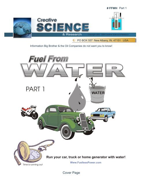 Ebook Free Energy Fuel From Water