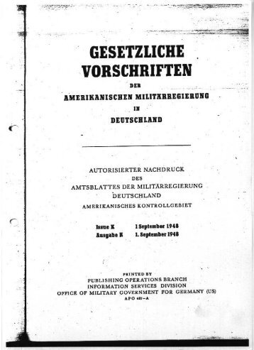 Alliierter Kontrollrat - Gesetzliche Vorschriften - Ausgabe K (1948-09-01, 65 S., Scan)