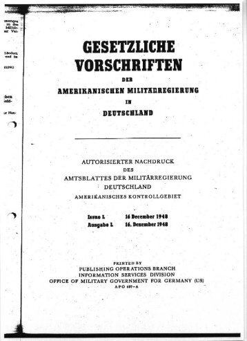 Alliierter Kontrollrat - Gesetzliche Vorschriften - Ausgabe L (1948-12-16, 37 S., Scan)
