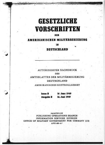 Alliierter Kontrollrat - Gesetzliche Vorschriften - Ausgabe N (1949-06-16, 32 S., Scan)