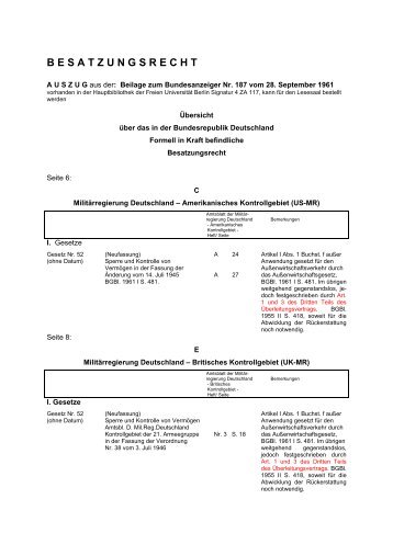 BESATZUNGSRECHT - AUSZUG_BUNDESANZEIGER_Beilage_Nr[1]._187__1961