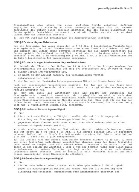 powered by juris GmbH - S