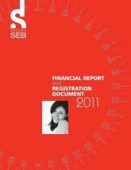 financial report and registration document 2011 - Groupe SEB