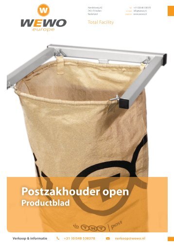 Postzakhouder open