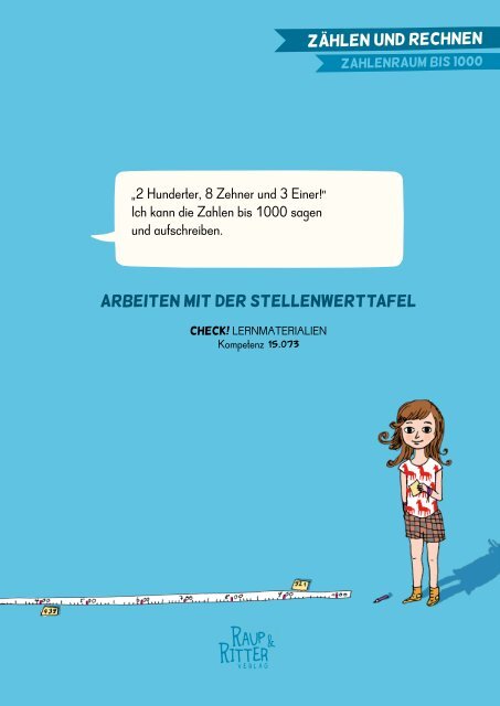 ARBEITEN MIT DER STELLENWERTTAFEL