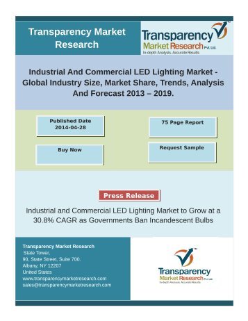 Industrial And Commercial LED Lighting Market