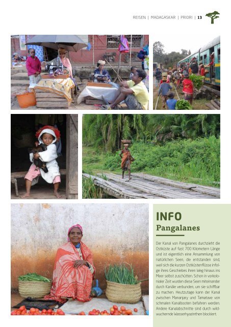 Reisen nach Madagaskar und in die Welt - PRIORI Katalog 2014