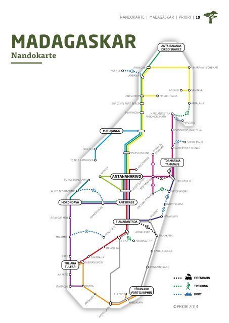 Reisen nach Madagaskar und in die Welt - PRIORI Katalog 2014