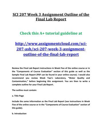 module 2 lab report final draft Quality systems manual (qsm) version 5: mar 2012 2 report type 3 draft final document expected by fall 2012. module 2 lab report final draft Quality systems manual (qsm) version 5: mar 2012 2 report type 3 draft final document expected by fall 2012.