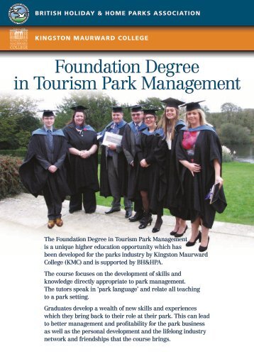 Foundation Degree in Tourism Park Management