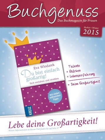 Buchgenuss – Herbst 2015