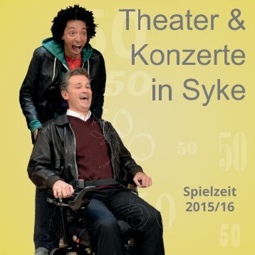 Syker Theaterprospekt Saison 2015-2016