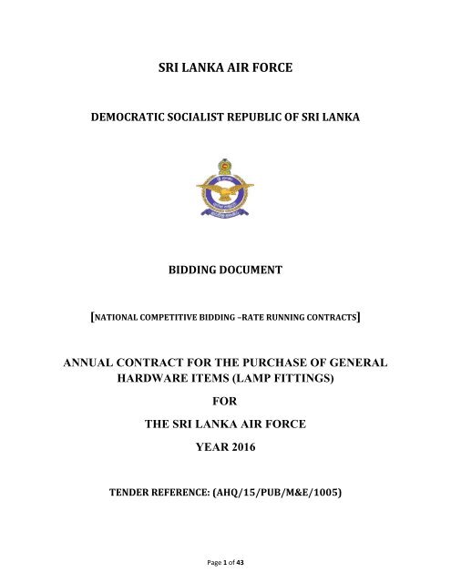 Slaf Logo SRI LANKA AIR FORCE