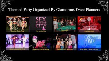 Themed Party Organized By Glamorous Event Planners