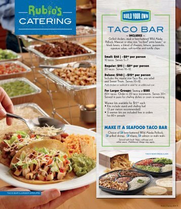 CATERING TACO BAR