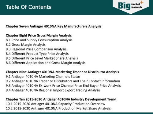 In Depth Analysis On Antiager 4010NA Industry - Trends, Size, Share, Demand, & Forecasts