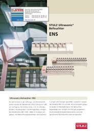 Stulz Ultrasonic Befeuchter ENS - Günther Kälte-Klima GmbH