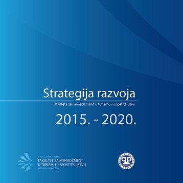 FMTU - STRATEGIJA RAZVOJA 2015. - 2020.