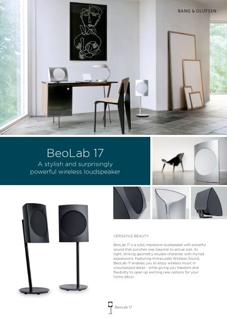 Bang&Olufsen Beolab 17（デスクスタンド付き） Bang&Olufsen Beolab 17（デスクスタンド付き） Bang&Olufsen