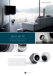 BeoLab 19 - Product Sheets_Apr15