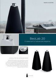 BeoLab 20 - Product Sheet_Apr15