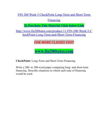 fin 571 week 6 assignment signature assignment term fin 571 week 6 assignment signature assignment term