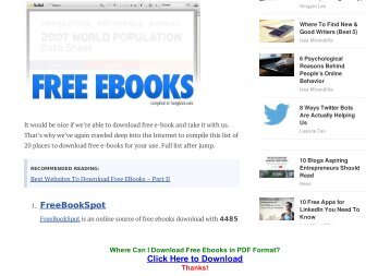 Where Can I Download Books in PDF Format