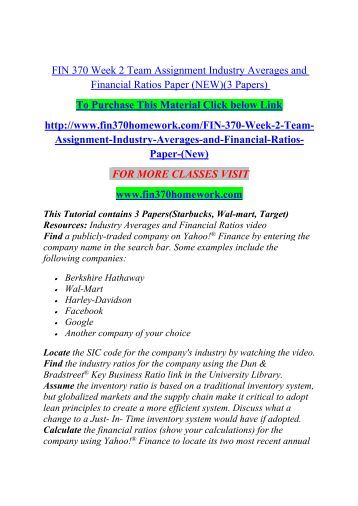 fin370 week 2 team essay Fin 370 week 3 team assignment caladonia products integrative problems contents page 1 introduction 3 2 lecturers, examination. fin370 week 2 team essay Fin 370 week 3 team assignment caladonia products integrative problems contents page 1 introduction 3 2 lecturers, examination.