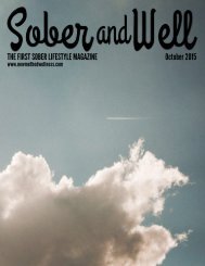 October Issue of Sober and Well Magazine