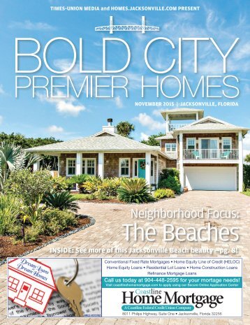 Bold City Premier Homes Magazine November 2015