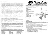 Installation guide, 3-blade propeller - saildrive (.pdf) - Flexofold