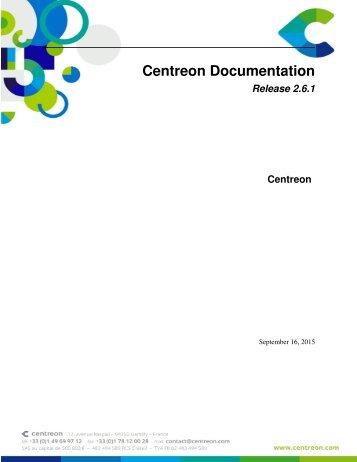 Centreon Documentation