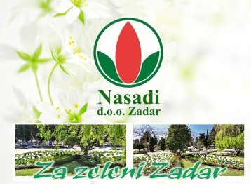 Prezentacija NASADI d.o.o. Zadar