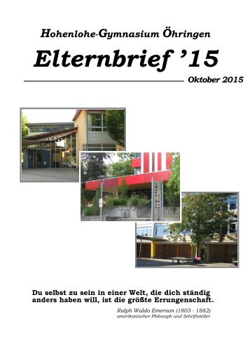 Elternbrief '15