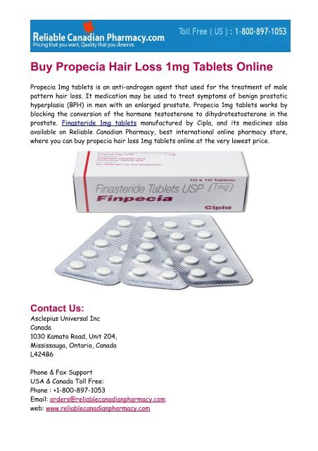 Finasteride 1mg Buy Online