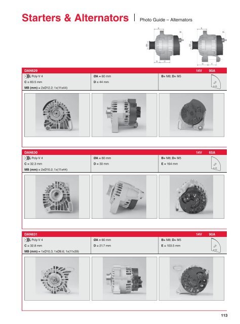 Starters & Alternators