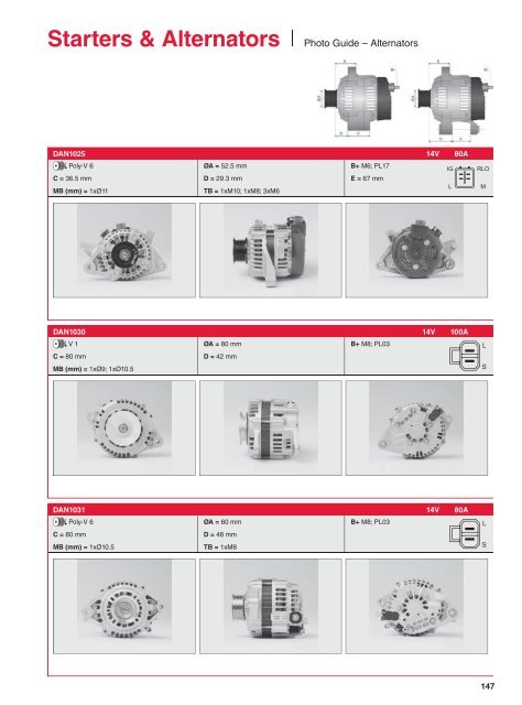 Starters & Alternators