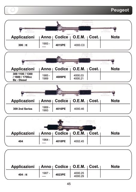 aps Lenkung Katalog komplett