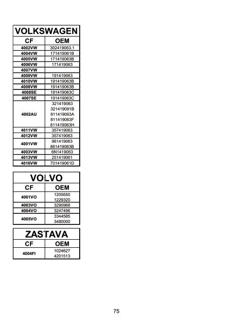 aps Lenkung Katalog komplett